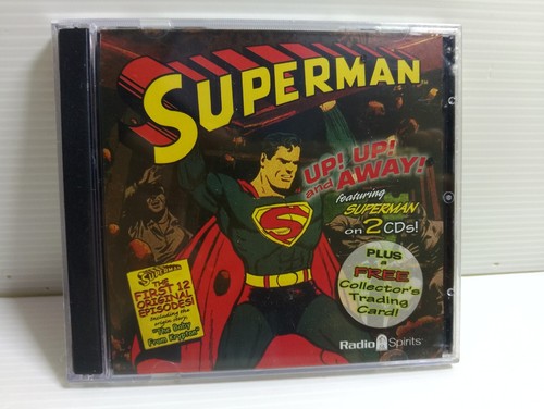 SUPERMAN UP! UP! UND WEG! 2x Doppel CDs Radio Broadcast Trading Card SEALED NEU