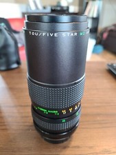 Tou Five Star Lens MC Auto Macro Zoom 1:4.5 80-200mm Camera Gear Lense W/case