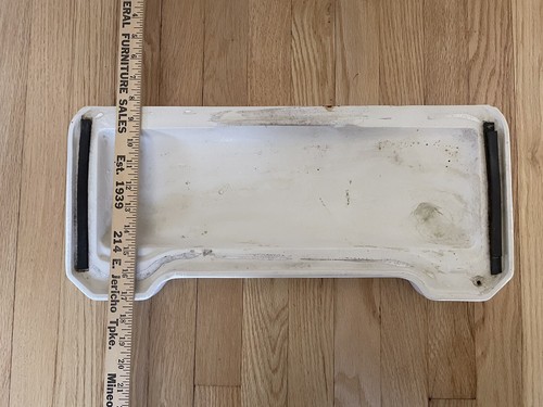 Vintage Toilet Tank Lid Cover White 1950s Mid Century CU-147 - Picture 14 of 16