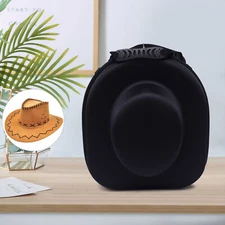 Hat Storage Bag for Travel Fedora Case Cowboy Hats/ Bucker Universal Size Black