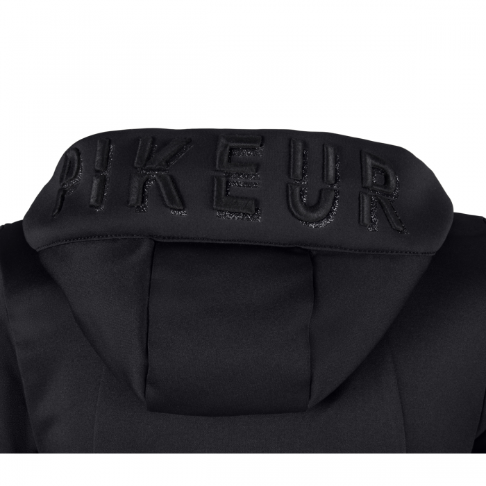 Pikeur Lova Fleece Jacket ladies black size 38 UK 10 hooded