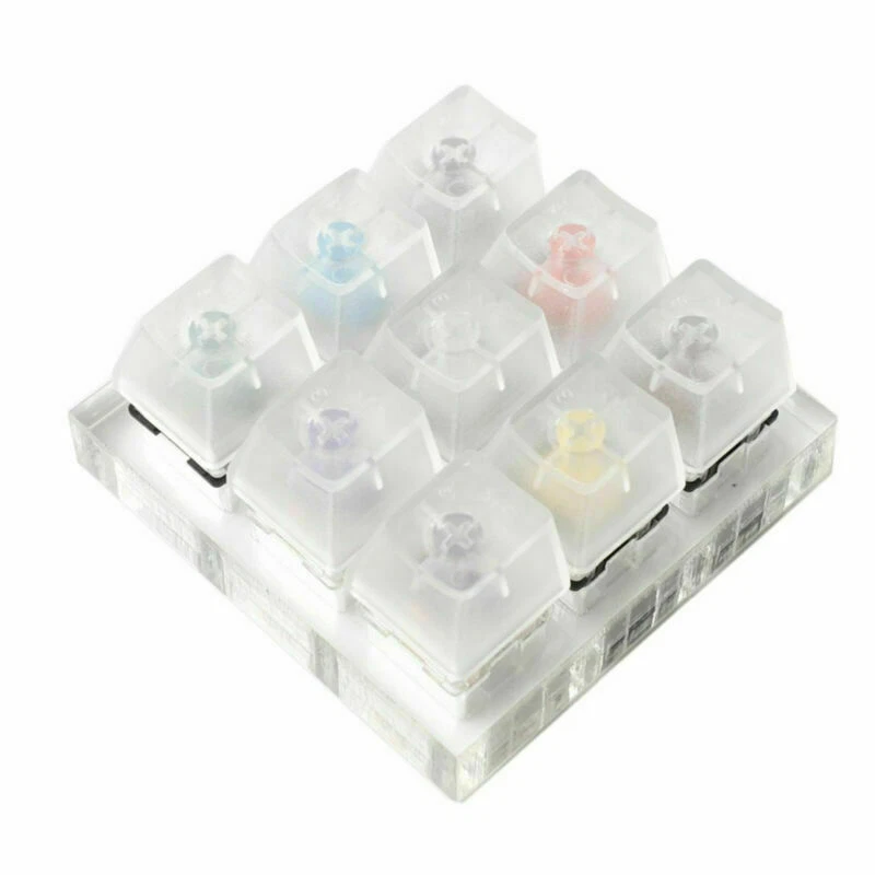 Mechanical Keyboard 9x Sampler Tester for Cherry MX Gateron Kailh Box Switches Upgrade