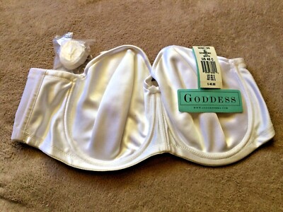 Goddess 40C White Smooth Simplicity Strapless Underwire Cup Bra Style 3930 NWT