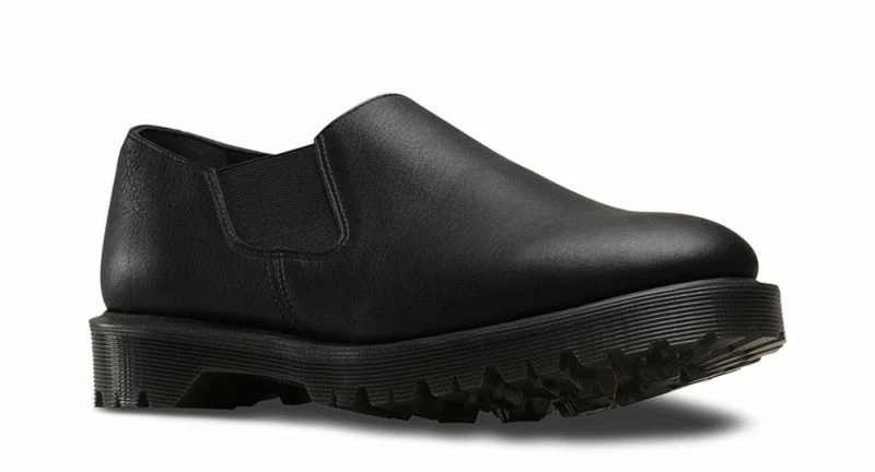 Dr. Martens Louis Gusset Slip On in Black for Men