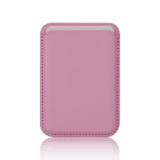 Magnetic Card Wallet Holder with MagSafe for iPhone 16/15 - Pink