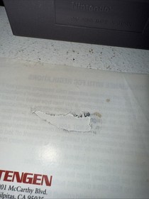 NES Nintendo - Gauntlet - Tengen Gray Cart In Box *With Manual