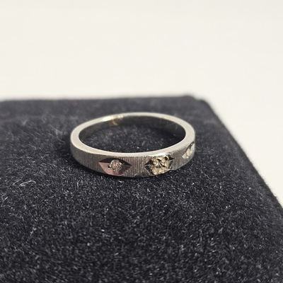 #ad 18k White Gold Scrap 3g Ring Melt Hobby Keepsake For Repair Jewelry Marked $399.95