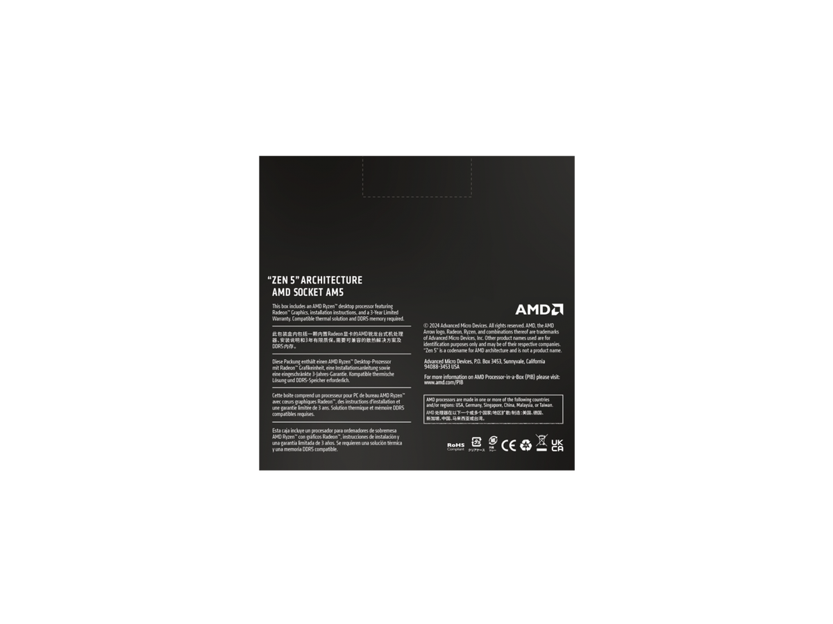 【美品】AMD Ryzen9 9900X Buy AMD Ryzen 9 9900X 9th Generation Processor (4.4 GHz/12