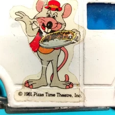 Chuck E Cheese Pizza Time Theatre Delivery Van White Authentic 80s Vintage 1981