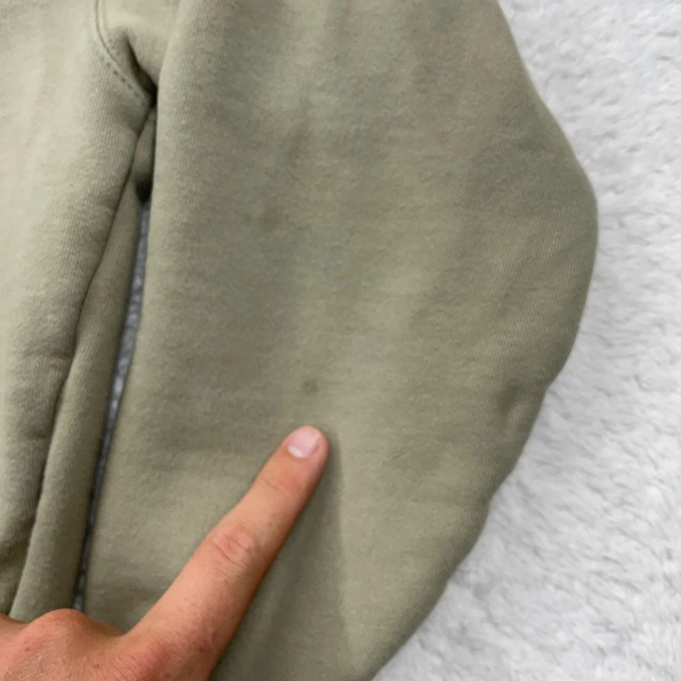 Sudadera Pullover ESSENTIALS Fear Of God Cuello Simulado Verde Oliva Talla L Foto 4 de 4