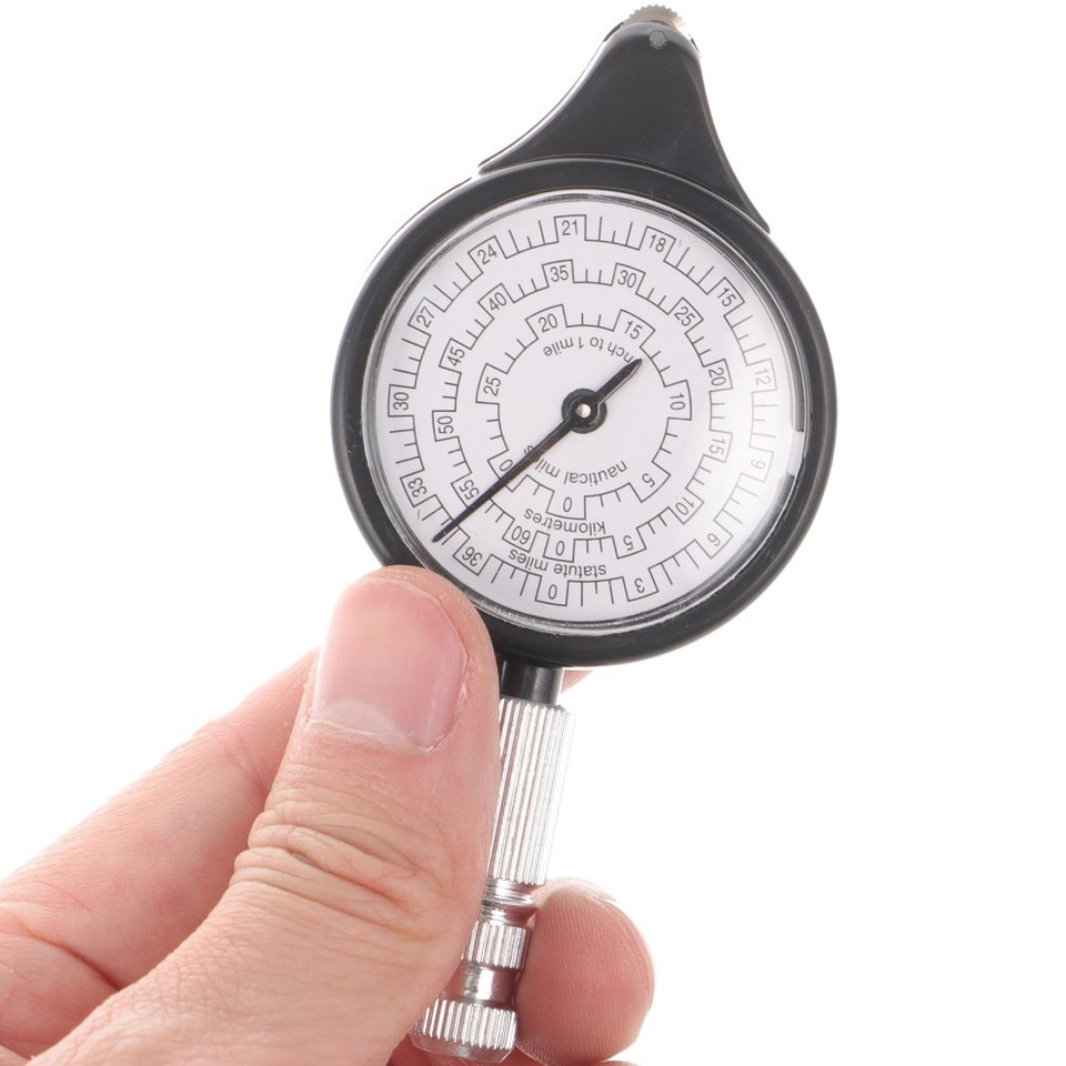 Map Pincture Reusable Map Distance Measuring Tool Compact Outdoor Map Measurer Gauge ...
