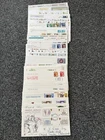 Job Lot of 48 UK GB First Day Covers & Covers FDC's 1971 - 1980 Lot #O95