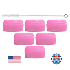 Dr. Brown's Narrow Baby Bottle Nipple Ring Collars 6-Pack Cleaning Brush