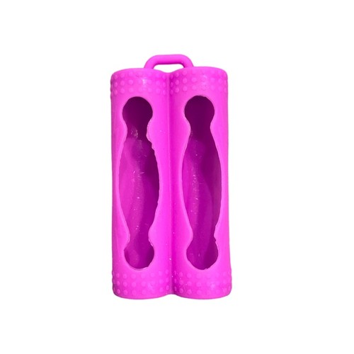 Double Battery Silicone Sleeve Cover Case For 18650 Battery Protective Bag Pouch - Zdjęcie 9 z 19
