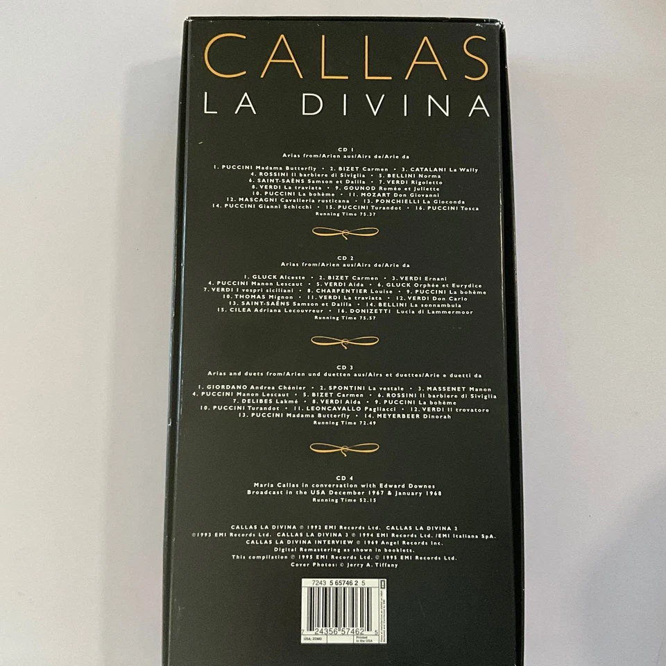 Maria Callas - La Divina Complete CD Box Set 1995 Classical EMI Foto 3 de 4