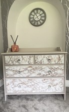 Solid Pine Upcycled Chest Of Drawers