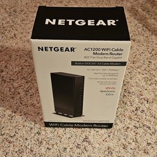 NETGEAR AC1200 Dual-Band WiFi Cable Modem Router C6230 DOCSIS 3.0 Gigabit