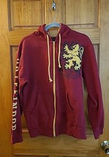 Harry Potter Gryffindor Zip Up Hoodie Mens S Wizarding World Universal Studios