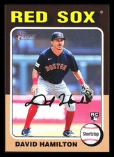 2024 Topps Heritage #406 David Hamilton Boston Red Sox Rookie