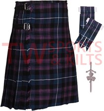 Scottish Outfit Pride Of Scotland Tartan Kilt Set - 09 Pieces Kilt Accessories