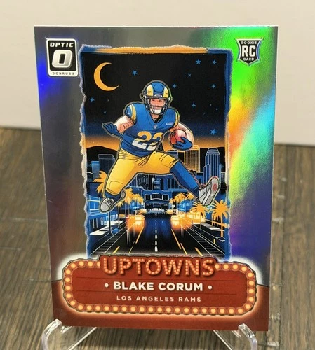Blake Corum Uptowns Rookie (RC) Panini 2024 Donruss Optic Prizm #14 Rams - Picture 1 of 2