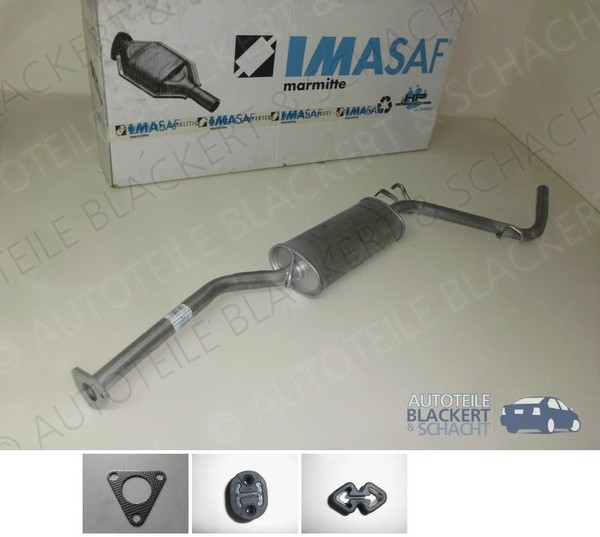 Imasaf Auspuff Mitteltopf MSD für Skoda-image