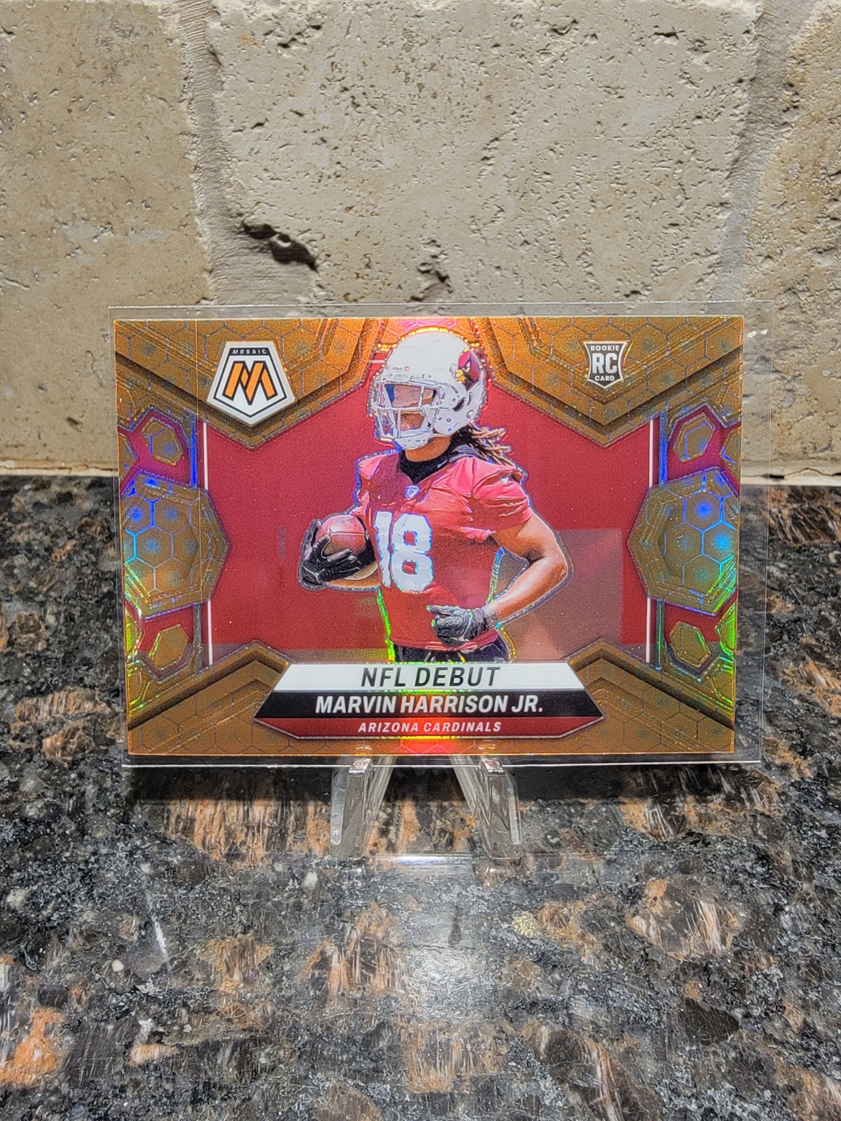 2024 Panini Mosaic - NFL Debut Honeycomb Prizm #283 Marvin Harrison Jr. (RC)