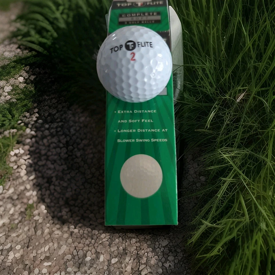 Две упаковки мячей для гольфа Top Flite. 2, 3 упаковки, (полный мягкий #3/CS #4) сделать предложение - Изображение 2 из 3