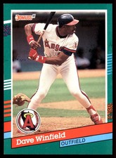Dave Winfield 1991 Donruss #468 Angels MLB READ FREE SHIPPING AutographDen