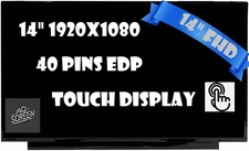 N140HCR-GL2 Touch LED Screen Laptop FHD 40Pin Slim Screen 72% NTSC 5D10V82345