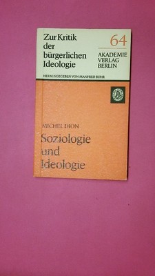 206986 Michel Dion SOZIOLOGIE UND IDEOLOGIE 64