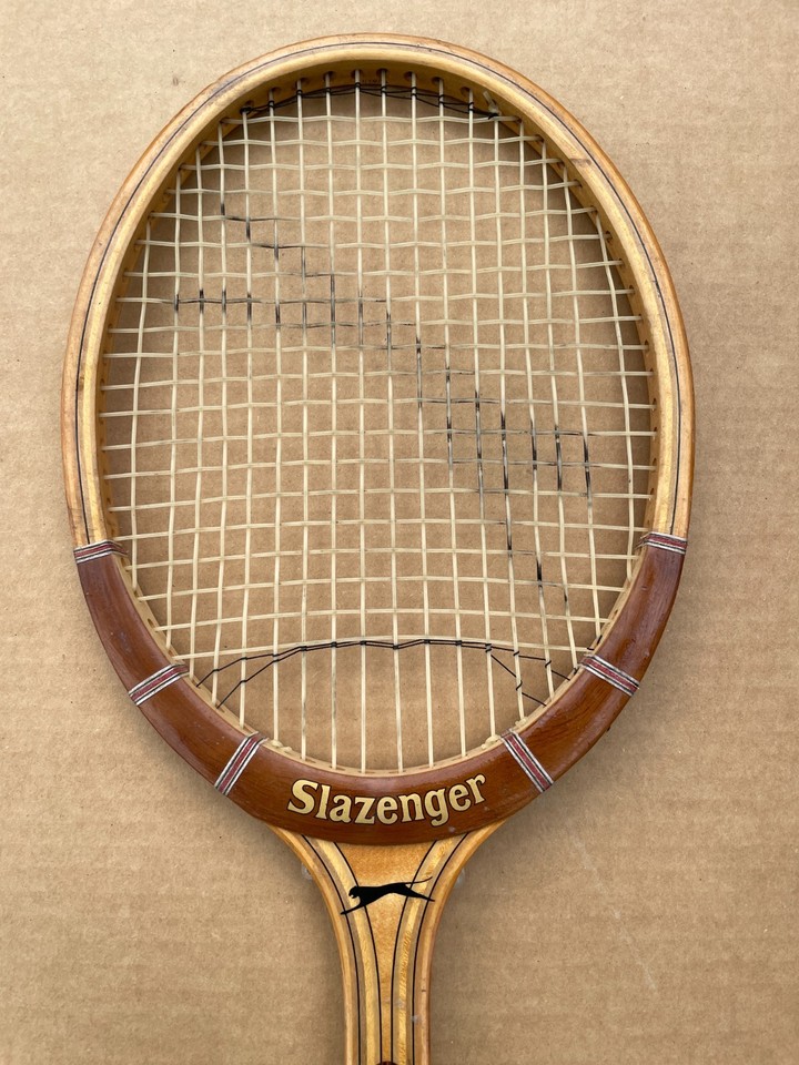 Fantastic Vintage Slazenger EXECUTIVE wood Tennis Racket Racquet 4-1/2 ...