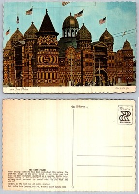 Continental Corn Palace Mitchell South Dakota Postcard