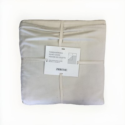 ZARAHOME Funda Nordic s Duvet Cover Houses De Couette 94.5 x86.5  Beige 