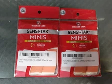 2 Walker Tape Sensi-Tak Double Sided Tape Tabs MINIS, 72 Tabs/36 Strips Each #67