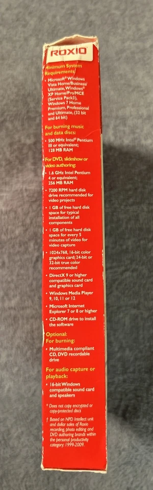 Roxio Easy CD & DVD Burning - Capture, Edit, Burn and Share - SVCD NEW - Image 2 of 4