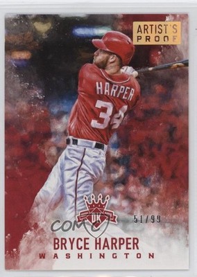 2017 Panini Diamond Kings Artist's Proof Gold /99 Bryce Harper #89 1g04