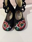 BININBOX WOMEN CHINESE EMBROIDERED FLOWER FLAT MARY JANE BALLET FLATS SZ. 40/9 — photo 9