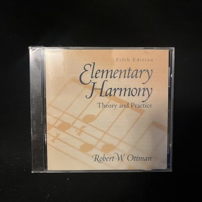 Elementary Harmony Fifth Edition CD Audio Music Accompaniment Robert W Ottman
