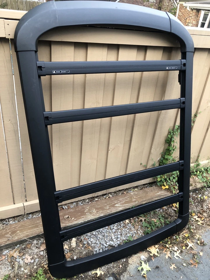 2024-2025 LEXUS GX550 BACA DE TECHO DE ALUMINIO NEGRO PN: PT970-60244 OEM Foto 4 de 4