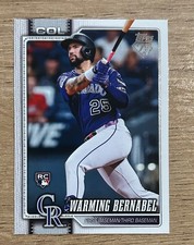 2026 Topps Series 1 Warming Bernabel #55 RC Colorado Rockies