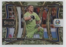 2020 Panini Select UEFA Euro Preview Mezzanine Camo Prizm 15/49 Robin Olsen 06t1