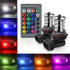 2pcs Led Fog Light H8 H11 H3 H7 5050smd 9005 Hb3 H27 880 881 Rgb Colorful 5050 H 2pcs Led Fog Light H8 H11 H3 H7 5050smd 9005 Hb3 H27 880 881 Rgb Colorful 5050 H