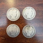 4x Liberty Head Half Dollars (1902-O, 1907-D, 1912, 1915-S) – 90% Silver
