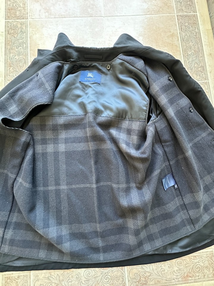 Burberry wool buttons and zipper in wool vest jacket Men Size XXL eBay