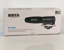 Boya BY-DMR7 Shotgun Microphone Integrated Flash Recorder for DSLR Video Cameras