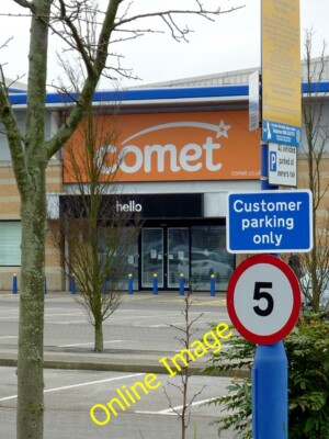 Photo 6x4 Comet and car park in Wolverhampton In St John's Retail Pa c2013