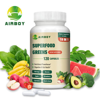 Superfood Greens - Obst   Gemüse - Steigerung der Energie-, Immun-
