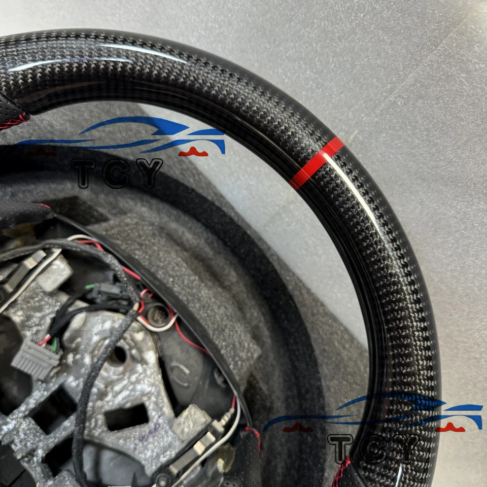 Fit for Renault Megane 3 Coupe RS 2009-2016 Carbon Fiber Steering Wheel - Image 2 of 4