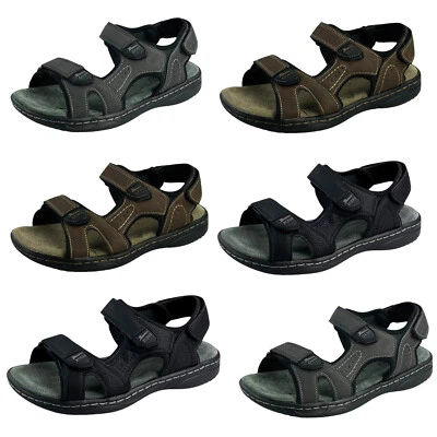 Herren Sandalen Trekkingsandalen Outdoor Sommerschuhe Klettverschluss 41-45
